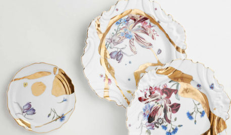 Jeffrey Bilhuber se une a De Gournay para lanzar una colección de porcelana con toques de oro Jeffrey Bilhuber se une a De Gournay para lanzar una colección de porcelana con toques de oro